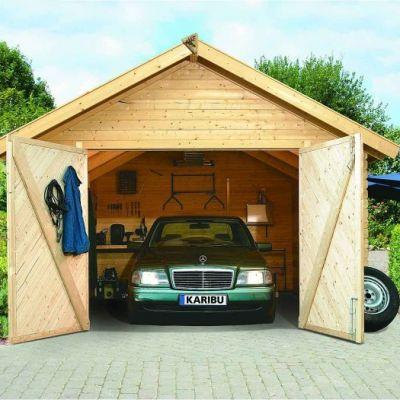 Carport bois garage 40 mm - KARIBU