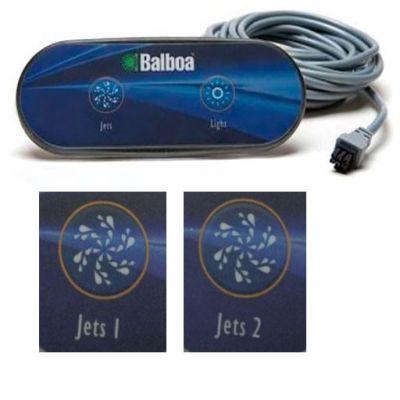 Clavier de commande auxiliaire Balboa AX20 (Jets1 et Jets2) - Balboa